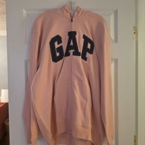 GAP Light Pink Hoodie with Black Logo